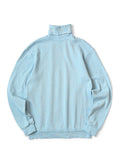 Waffle Jersey High Neck Long T (PEACE Embroidery)
