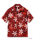 TYPEWRITER COTTON OPEN SHIRT “BLUE HAWAII”
