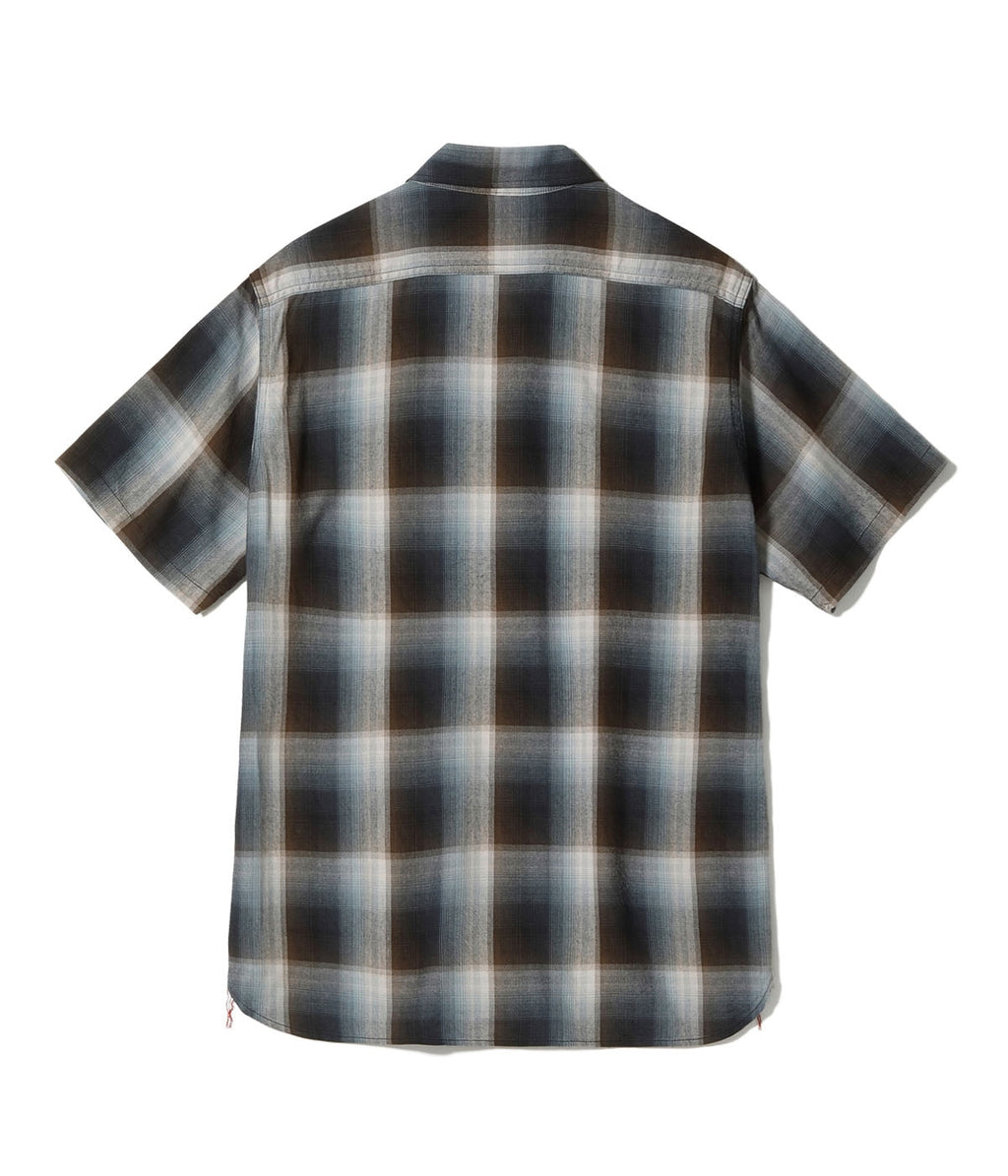 Rayon Twill Check Work Shirt
