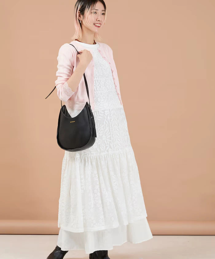 2WAY Lace Tiered Sleeveless Dress