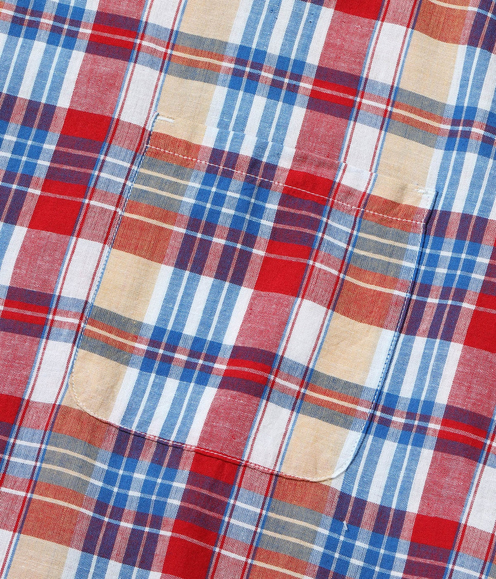 MADRAS CHECK OPEN SHIRT