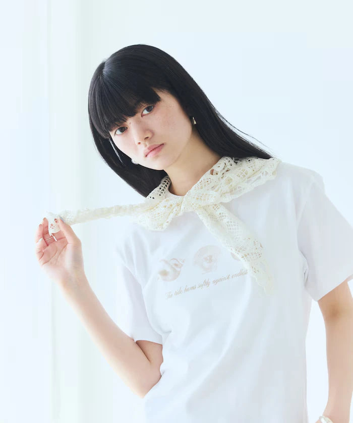 Comfortable Shell Print Crew Neck T-Shirt