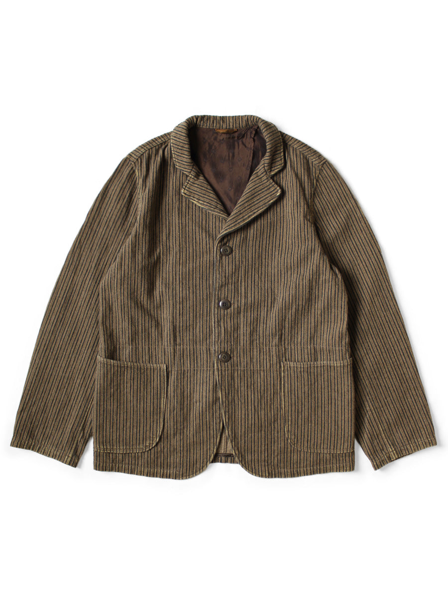 Twill Aging Wool Stripe Hospital JKT