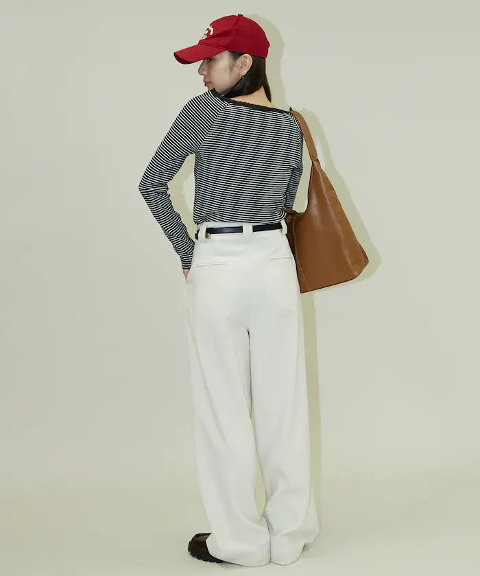Lace Insert Long Sleeve T-Shirt