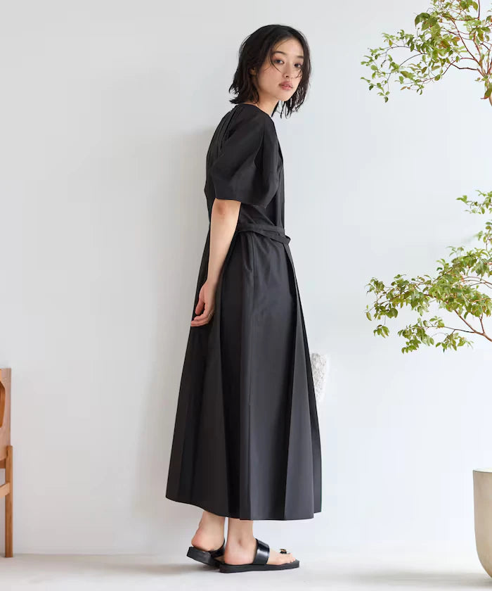 Balloon Sleeve 2WAY Dress / 5 Minute Sleeve