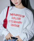 Box Logo Bead Embroidery Big Silhouette Long Sleeve T-Shirt Limited Edition
