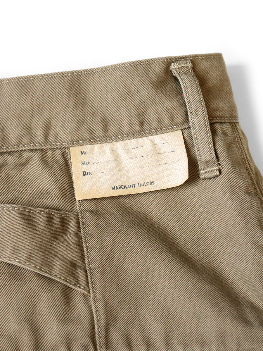 Chino High-Waist Wide-Leg Pants