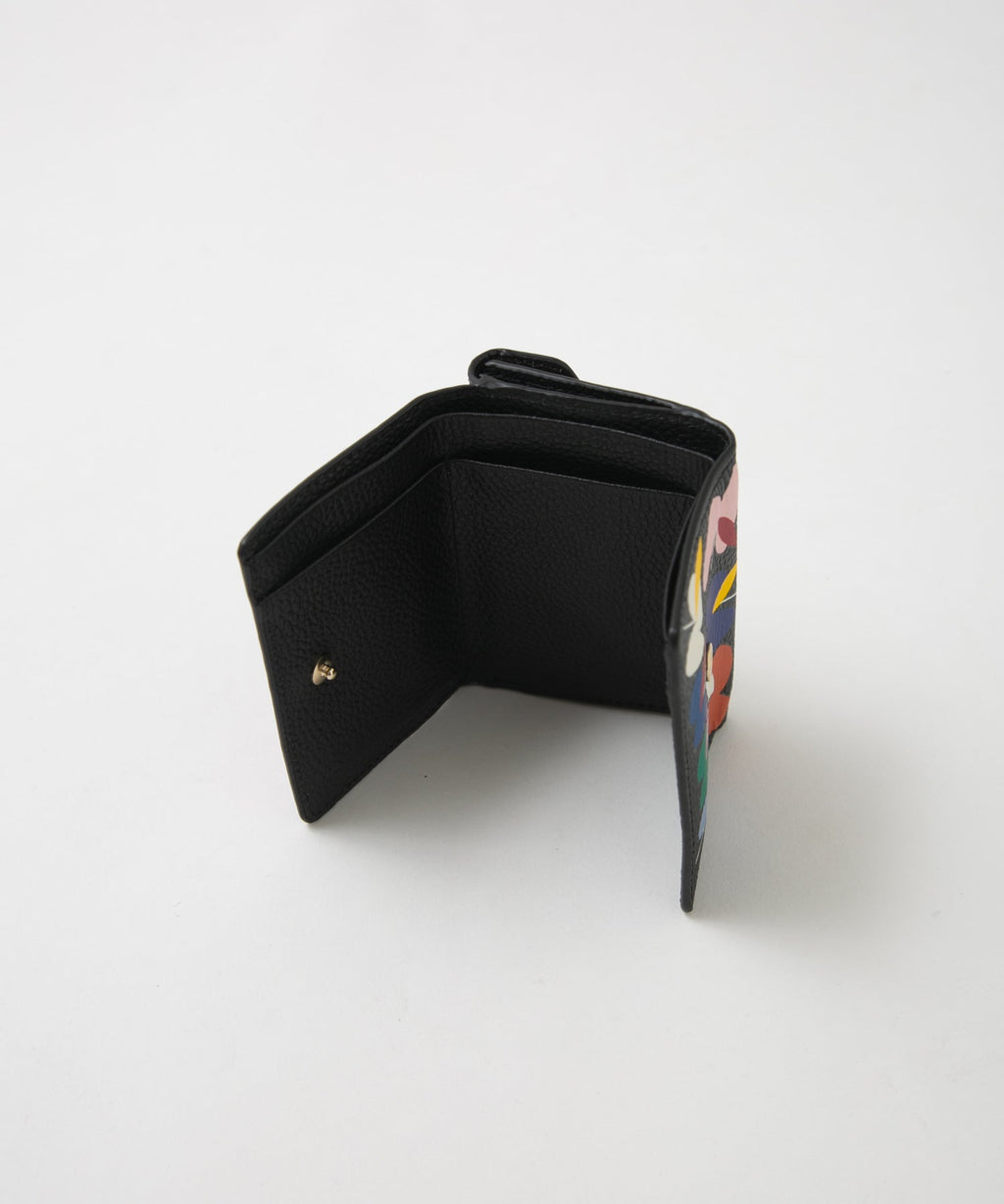 SHOGO SEKINE Collaboration Tri-fold Wallet Black SMO-SKN#01