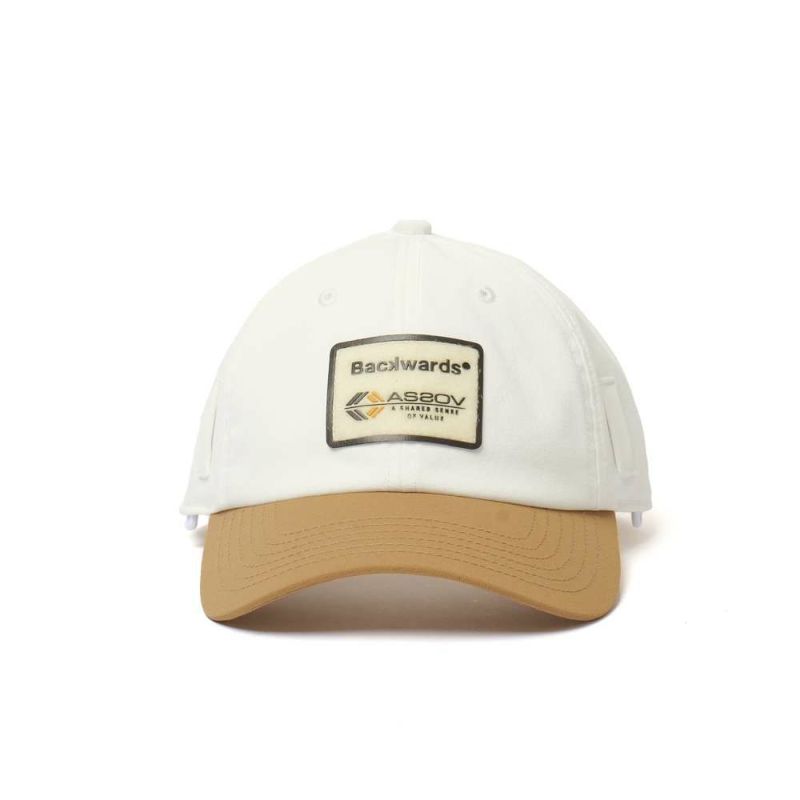 AS2OV×Backwards Collaborative CAP WHITE