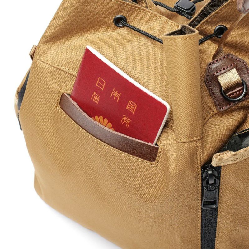 CORDURA DOBBY 305D DRAWSTRING SHOULDER / KHAKI