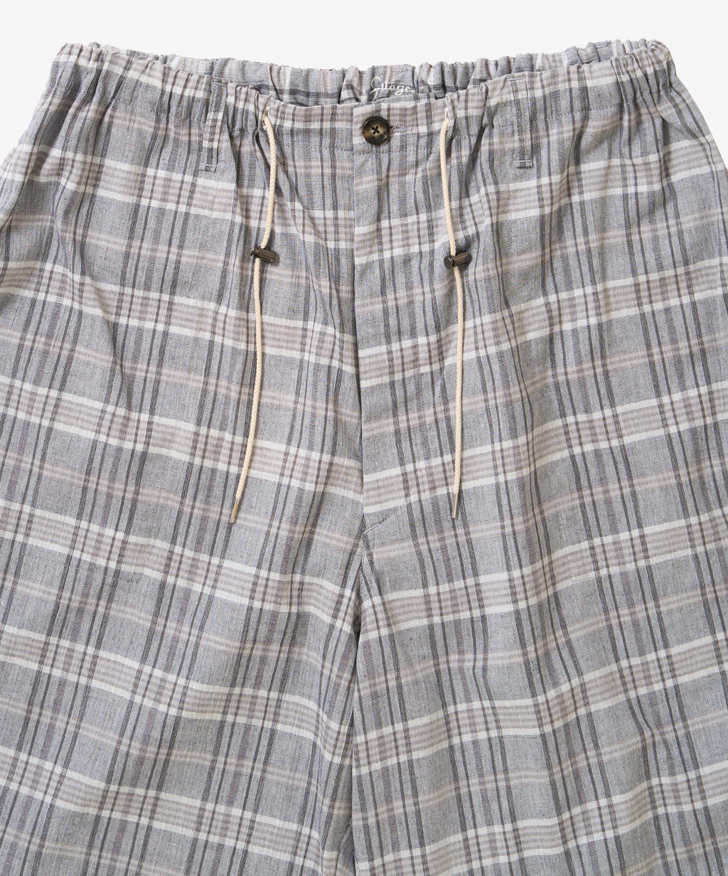 banshu ori circular fatigue short pants plaid