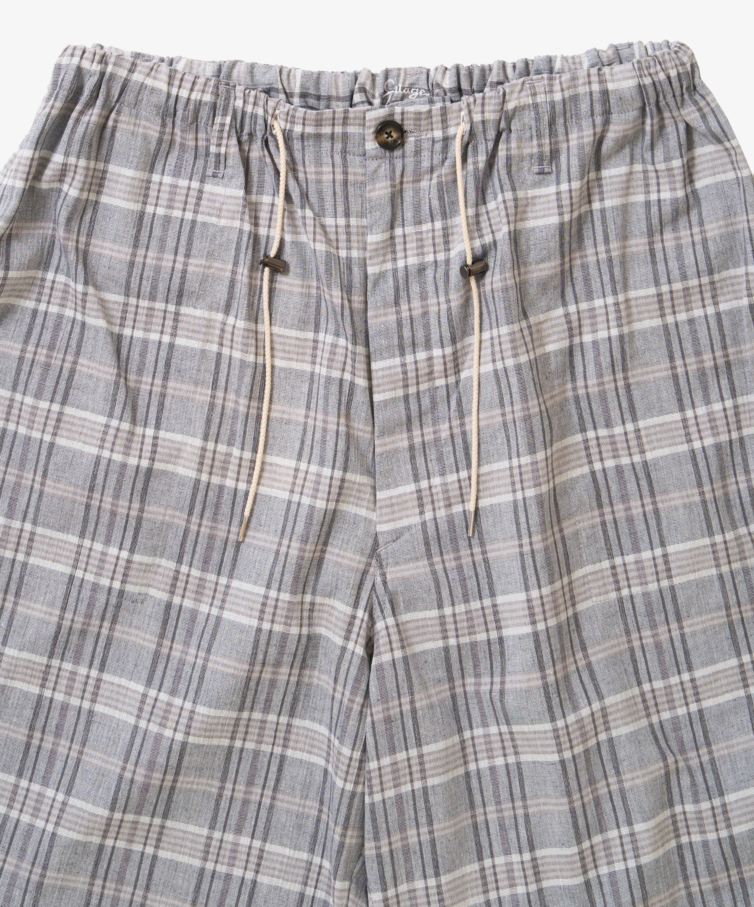 banshu ori circular fatigue short pants plaid