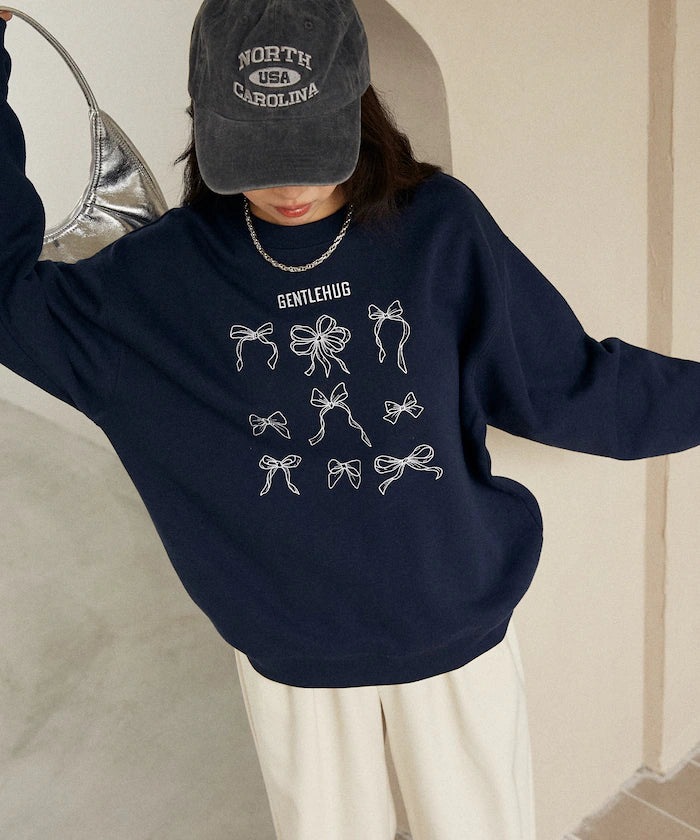 Ribbon Embroidery Crew Sweat Limited Edition