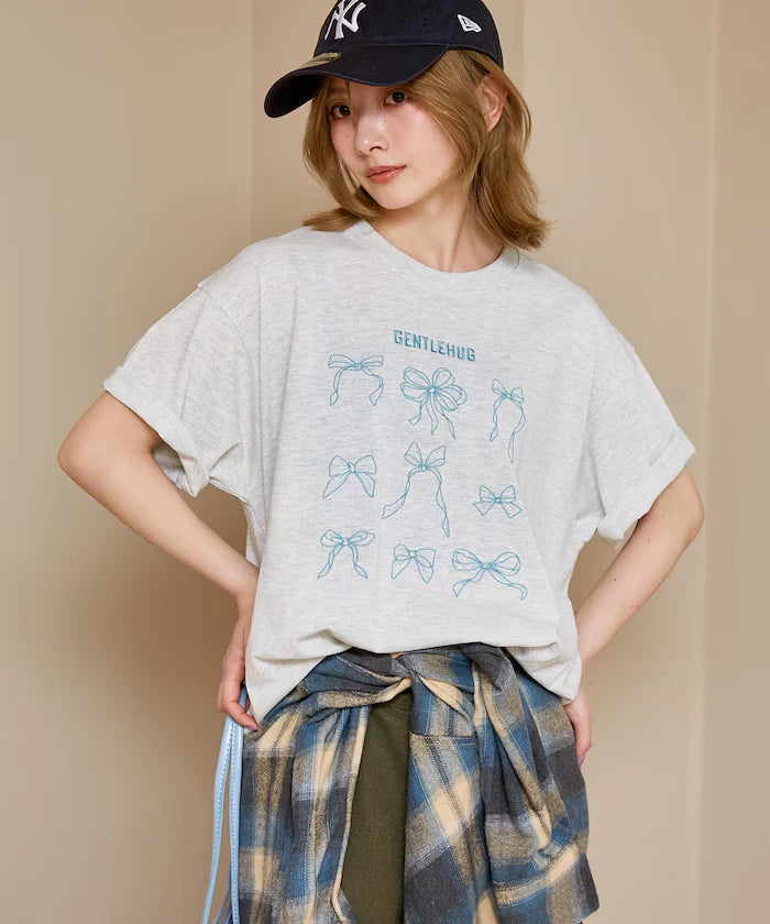 Ribbon Embroidery T-Shirt Limited Edition