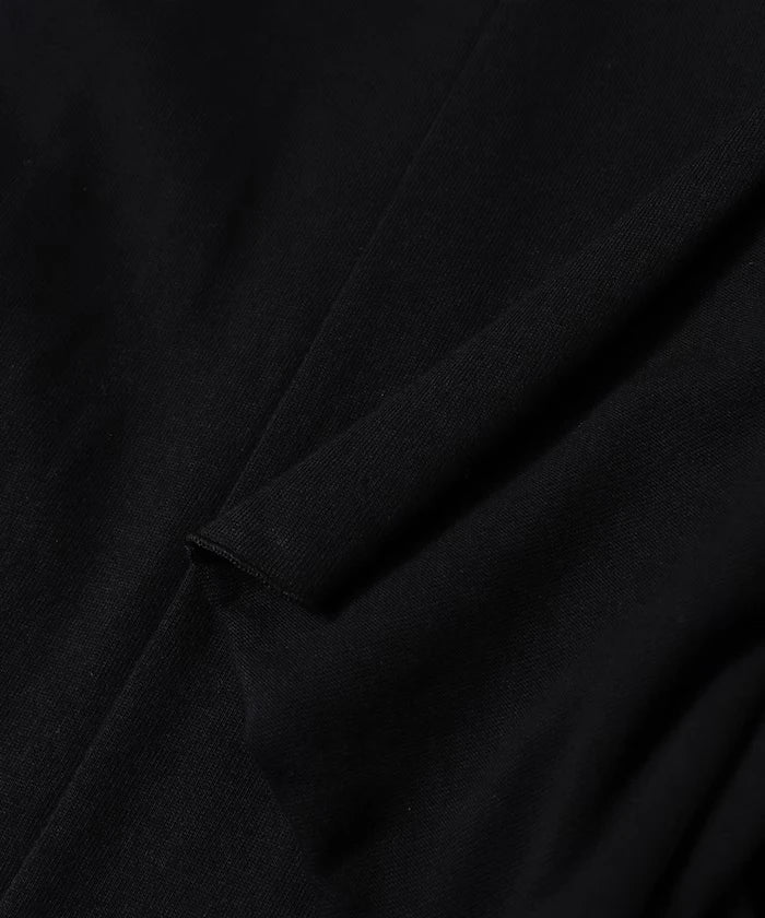 Organic Cotton Draped Flare Dress