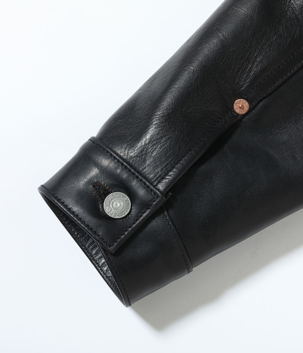 BLACK HORSEHIDE LEATHER JACKET 1953 MODEL