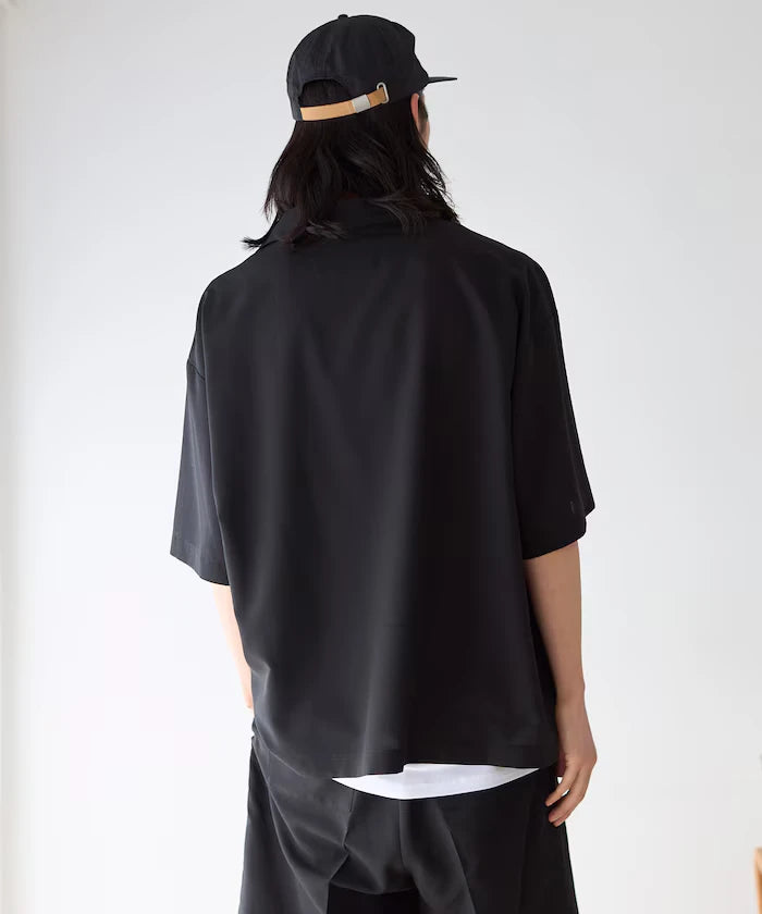 Functional Fabric Pullover Short Sleeve Shirt Set 3-piece Set / Washable / UV Cut / Quick Dry / Cool Touch