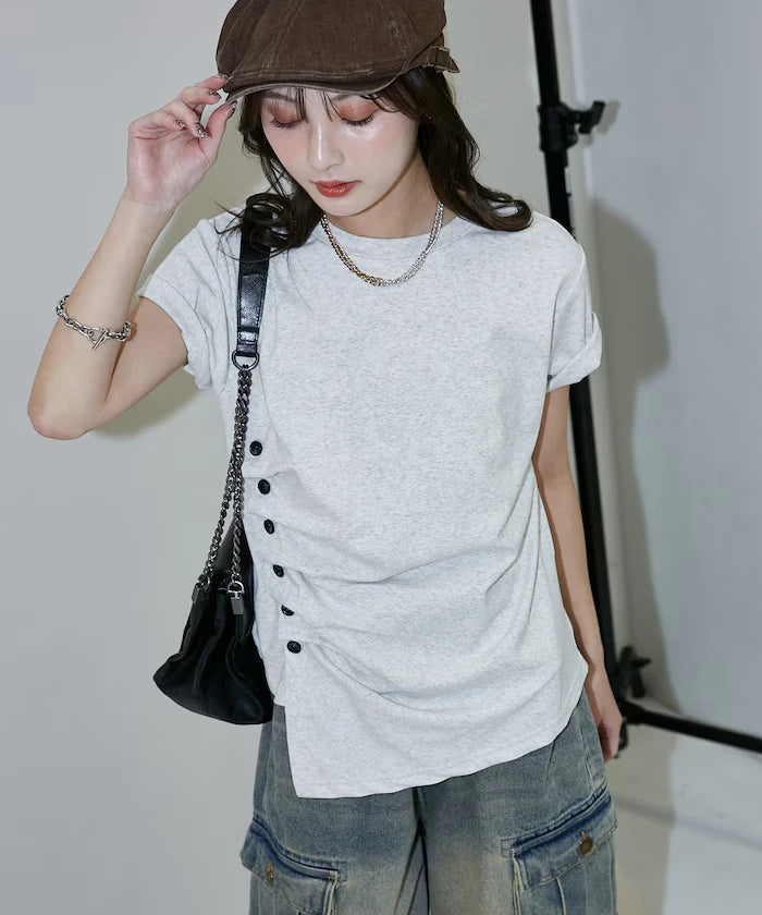 Button Design T-Shirt Limited Edition