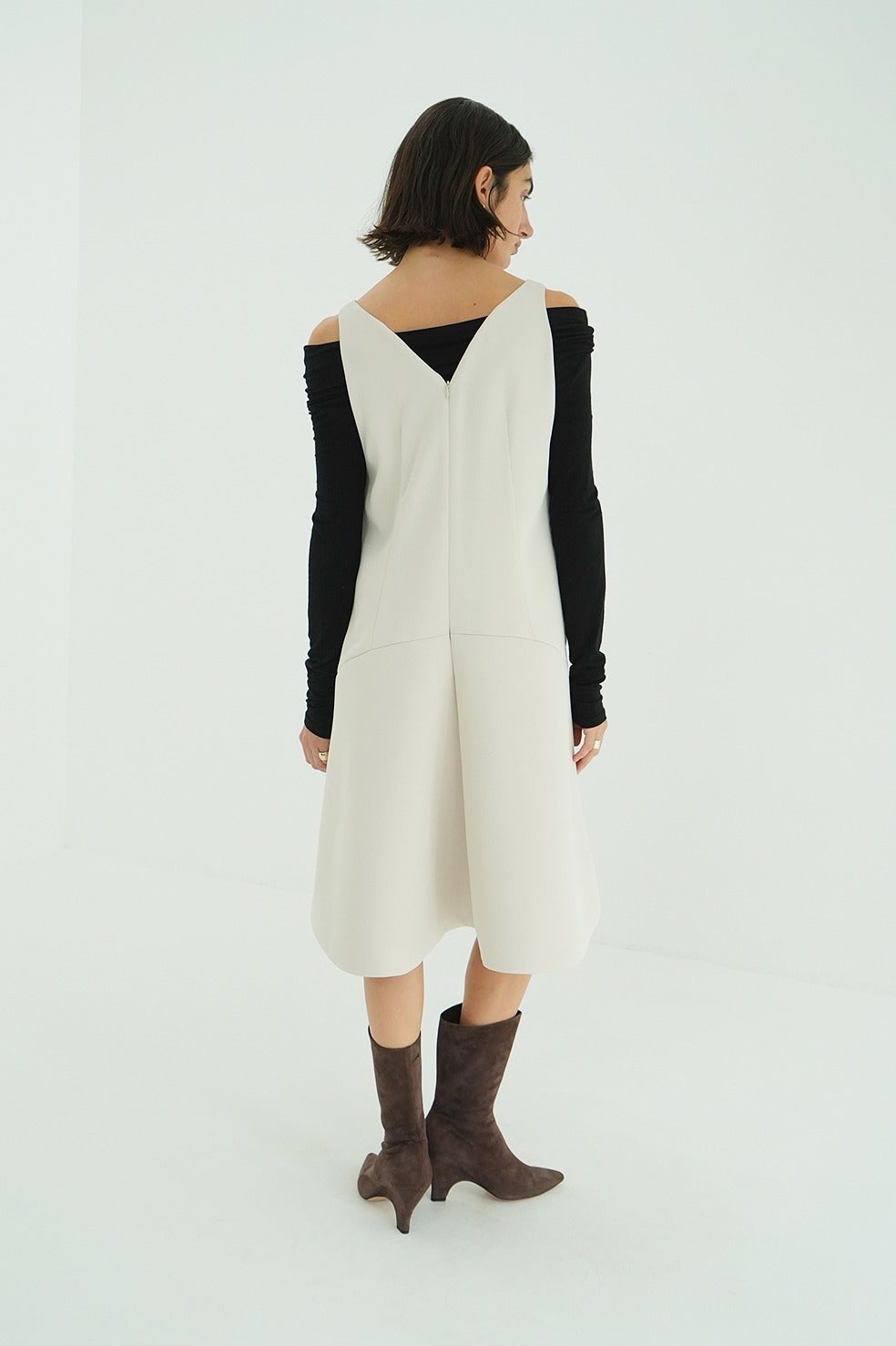 BONDED JUMPER SKIRT