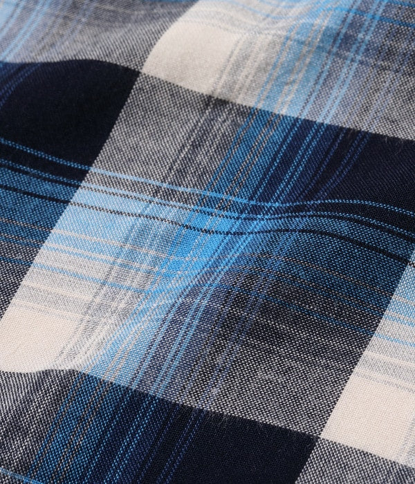 RAYON CHECK OPEN SHIRT
