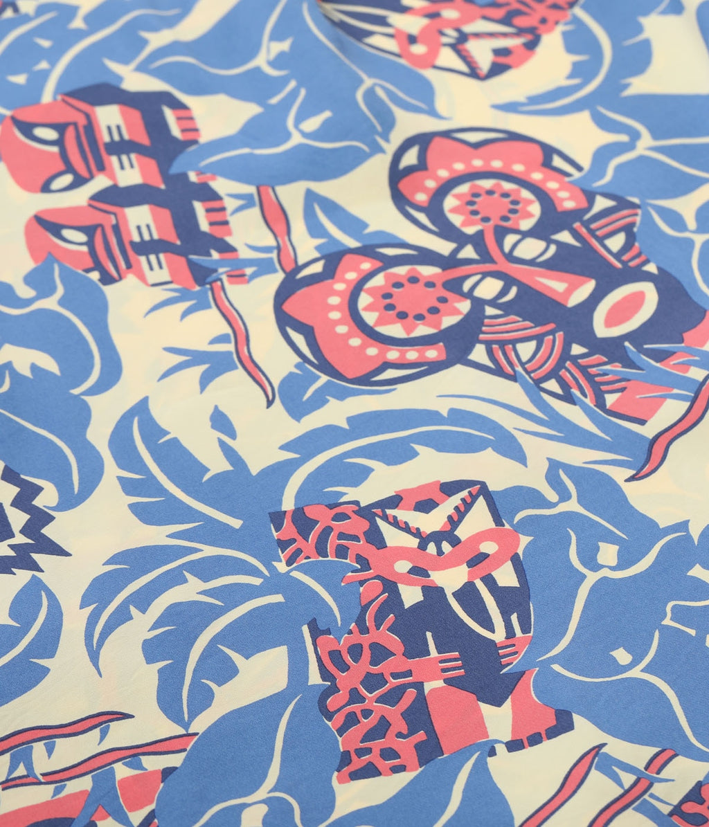 Rayon Hawaiian Shirt "Fun Island"