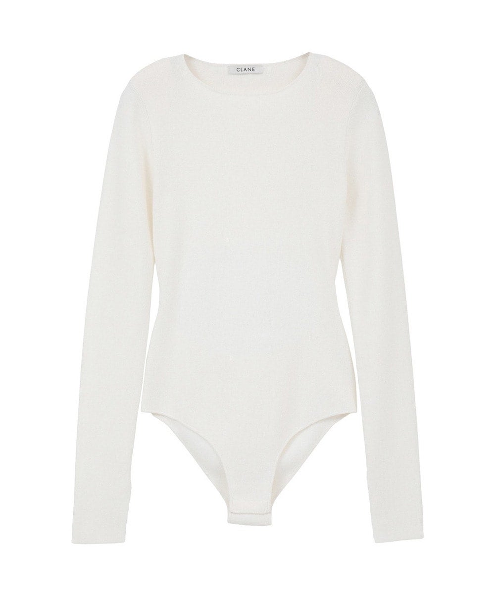 BACK ROUND CUT OUT KNIT BODYSUITS