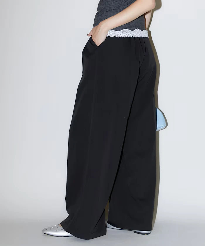 2-pleat slacks pants limited edition