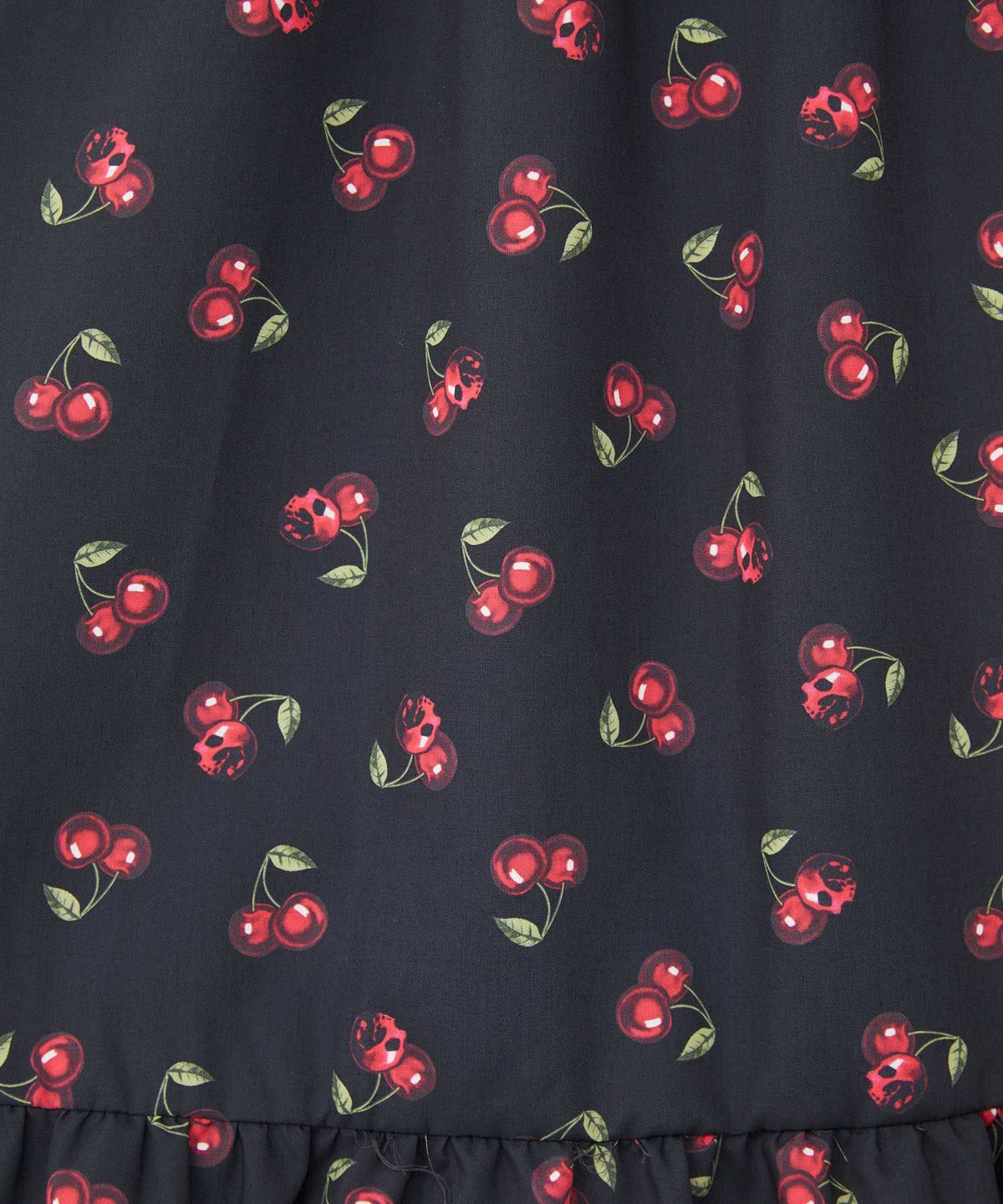 Skull Cherry Pattern Camisole Dress