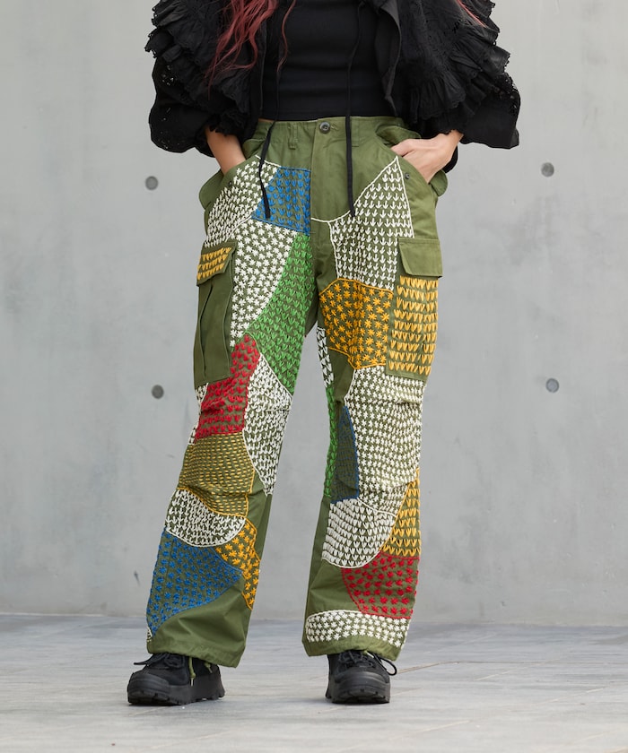 Vintage Hand-Stitched Remake Military Pants