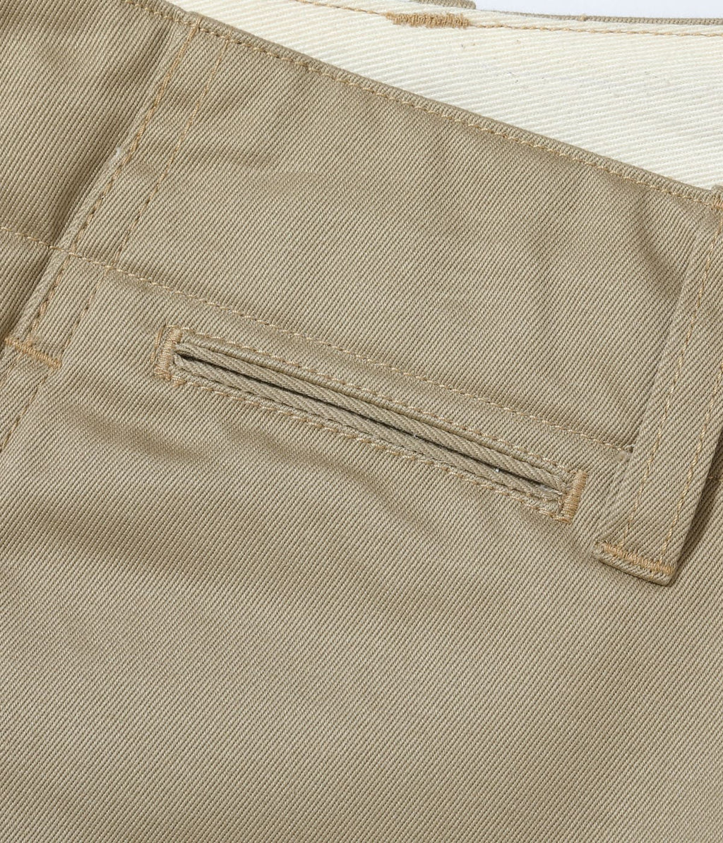MODUCT BAGGY TROUSERS, COTTON, KHAKI, TYPE-Ⅰ