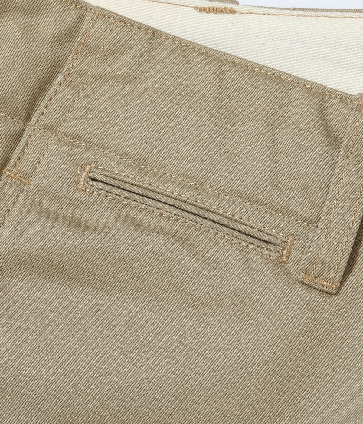 MODUCT BAGGY TROUSERS, COTTON, KHAKI, TYPE-Ⅰ