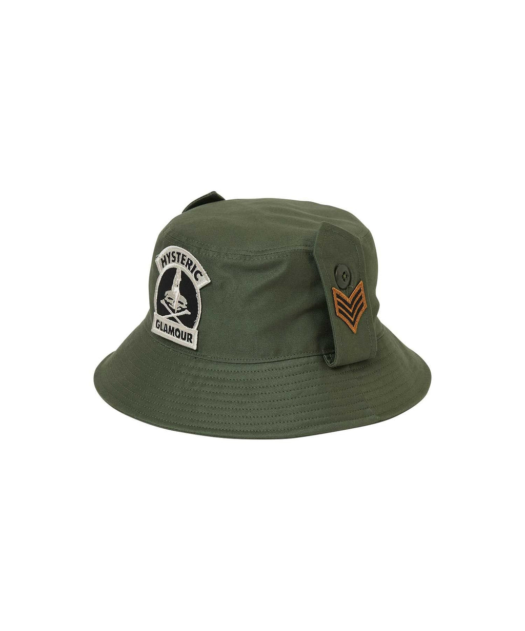 Woman On Skull Patch Bucket Hat