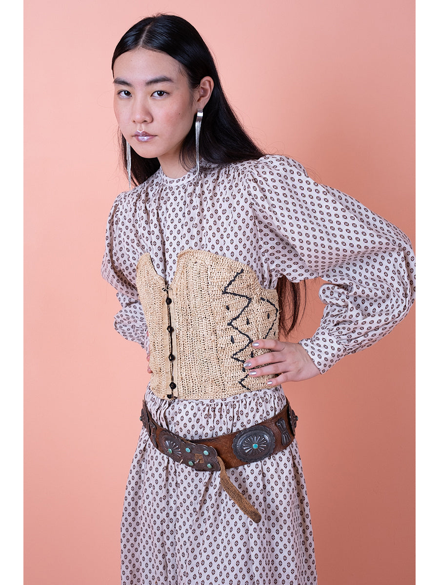 Raffia Basket Corset