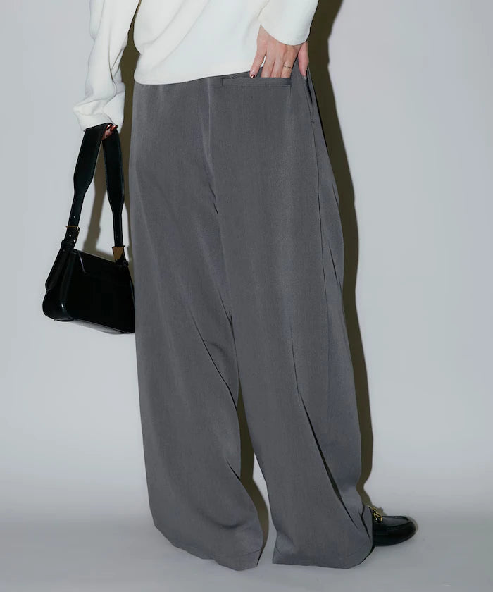 2-pleat slacks pants limited edition