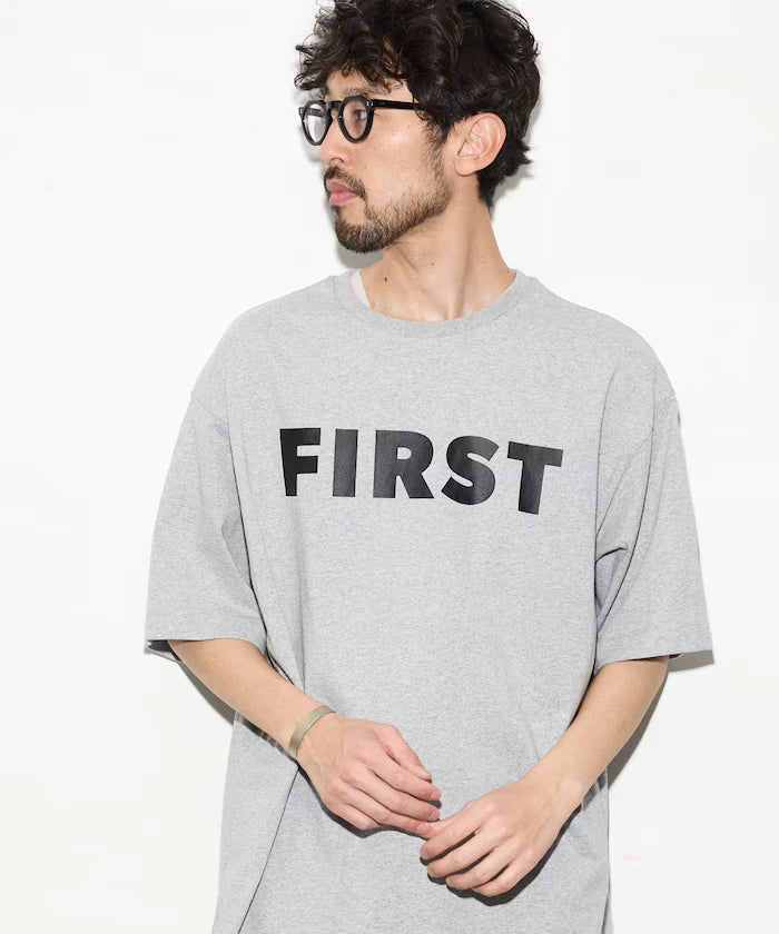 6 Ounce Front Logo Print Crew Neck T-Shirt / Print T-Shirt PR FIRST