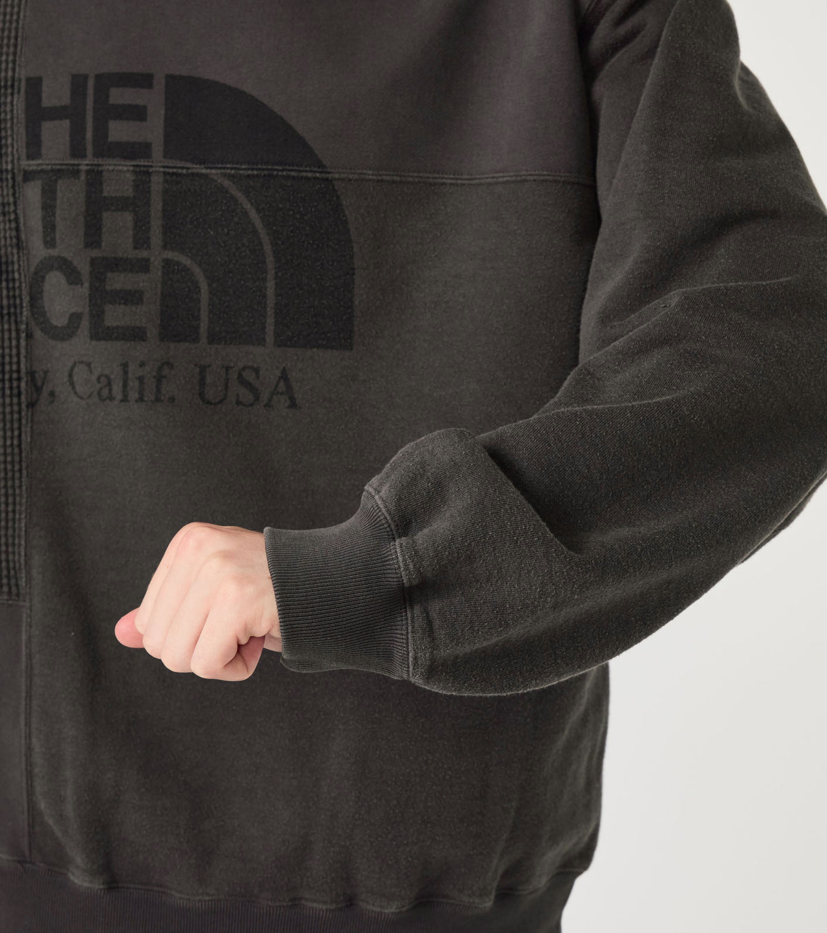 Field Patchworked Crewneck Sweatshirt