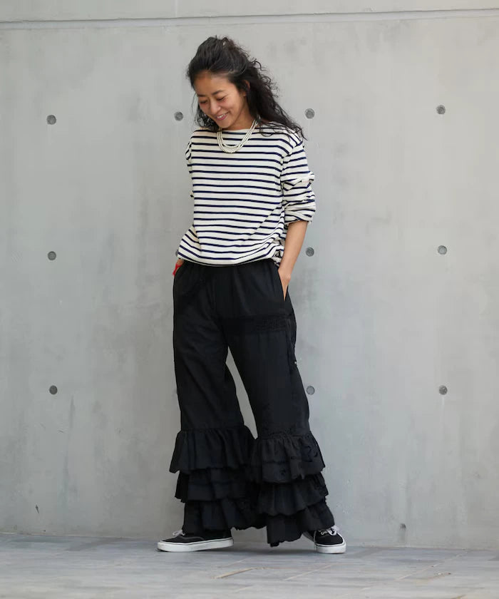 vintage lace tablecloth remake easy pants