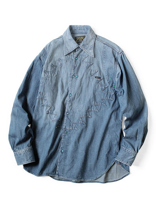 8oz Denim Thunderbird Husky Western Shark...