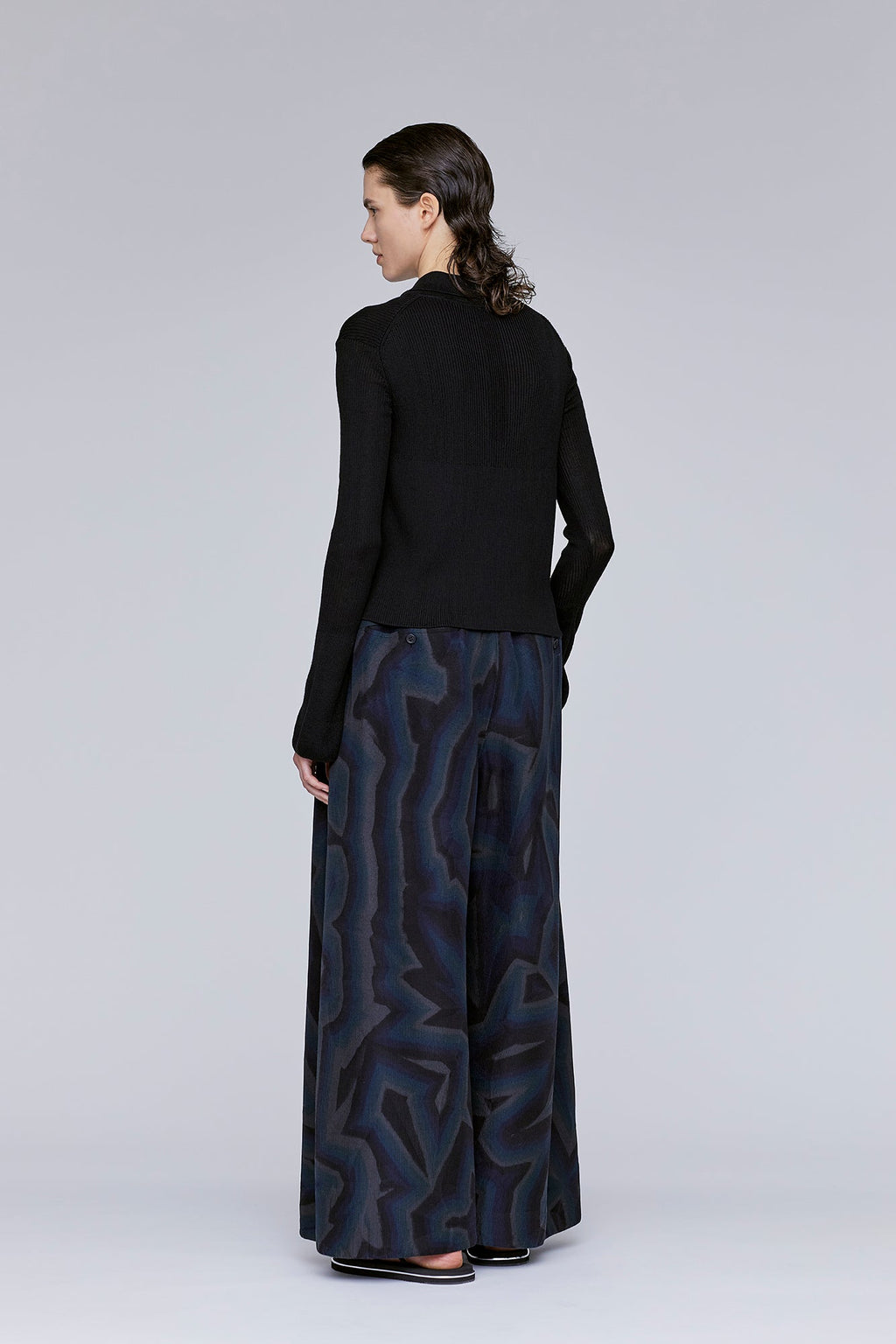 SILK CROPPED SHIRT CARDIGAN