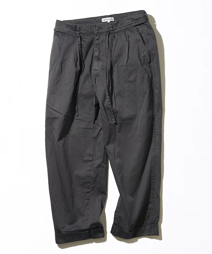 Extra Long Staple Organic Cotton 2 Tuck Chino Pant