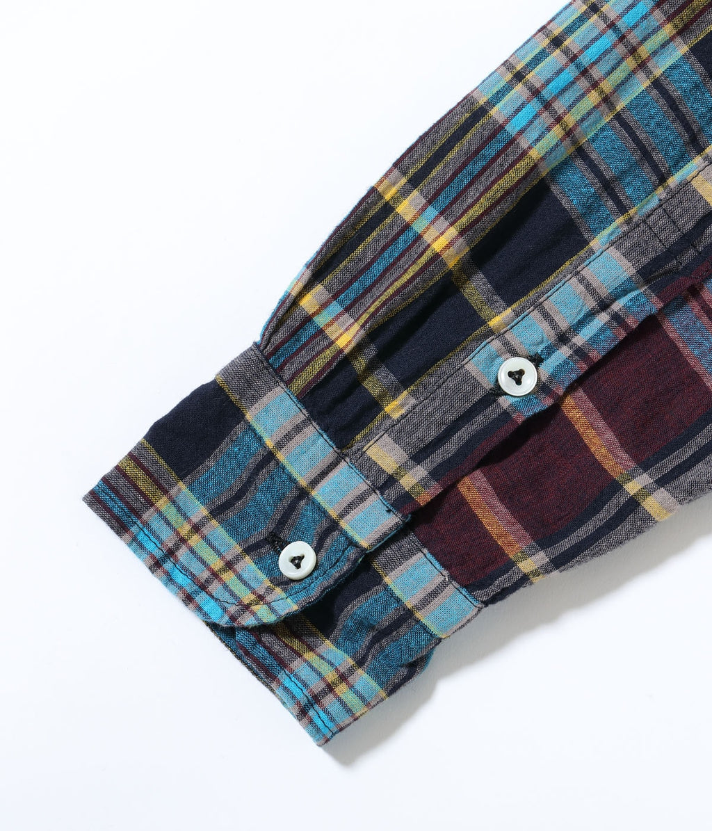 INDIA MADRAS CHECK BUTTON DOWN SHIRT