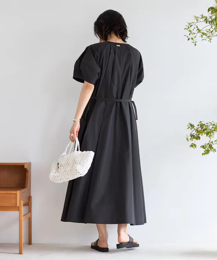 Balloon Sleeve 2WAY Dress / 5 Minute Sleeve