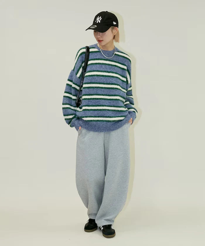 Brushed Back Sweat Curve Pants Limited Edition