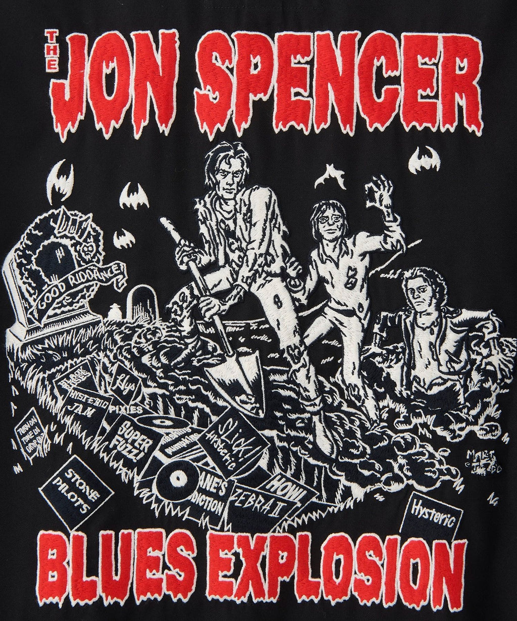 JON SPENCER/JUKEBOX EXPLOSION Embroidered Zip-Up Jacket