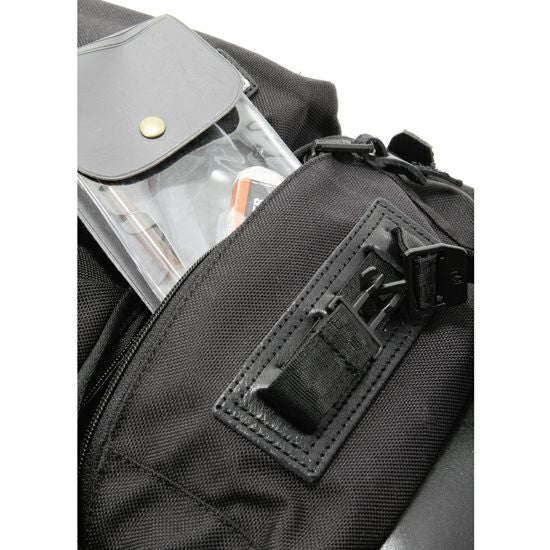 EXCLUSIVE BALLISTIC NYLON 2POCKET BACK PACK /BLACK
