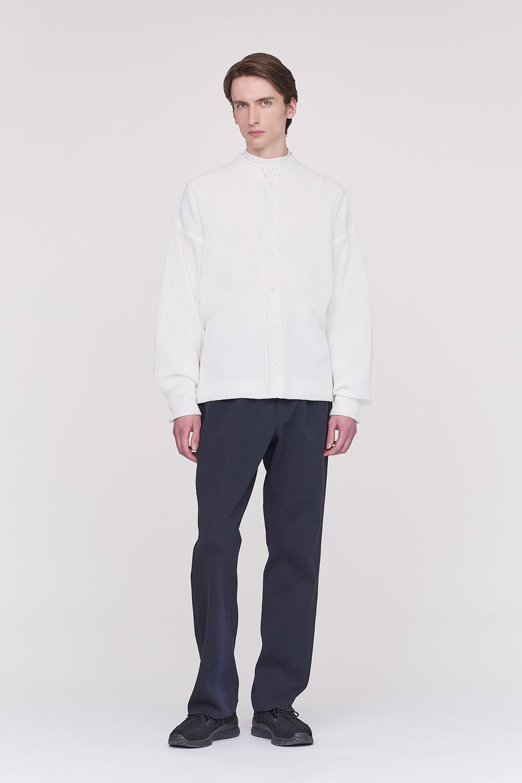 TC SOFT HYPHA STAND-UP COLLAR SHIRT