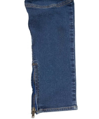 Box Logo Shirring Denim Pants