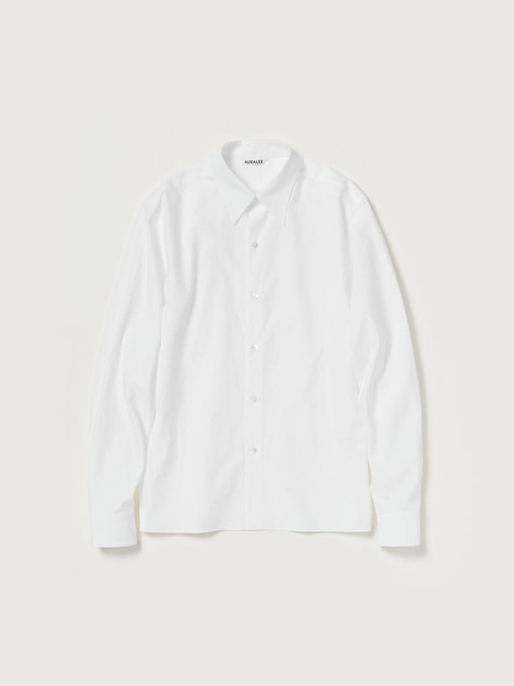 WASHED FINX TWILL SLIM SHIRT