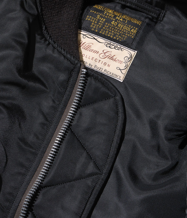 WILLIAM GIBSON COLLECTION Type BLACK MA-1 SLENDER (LONG)