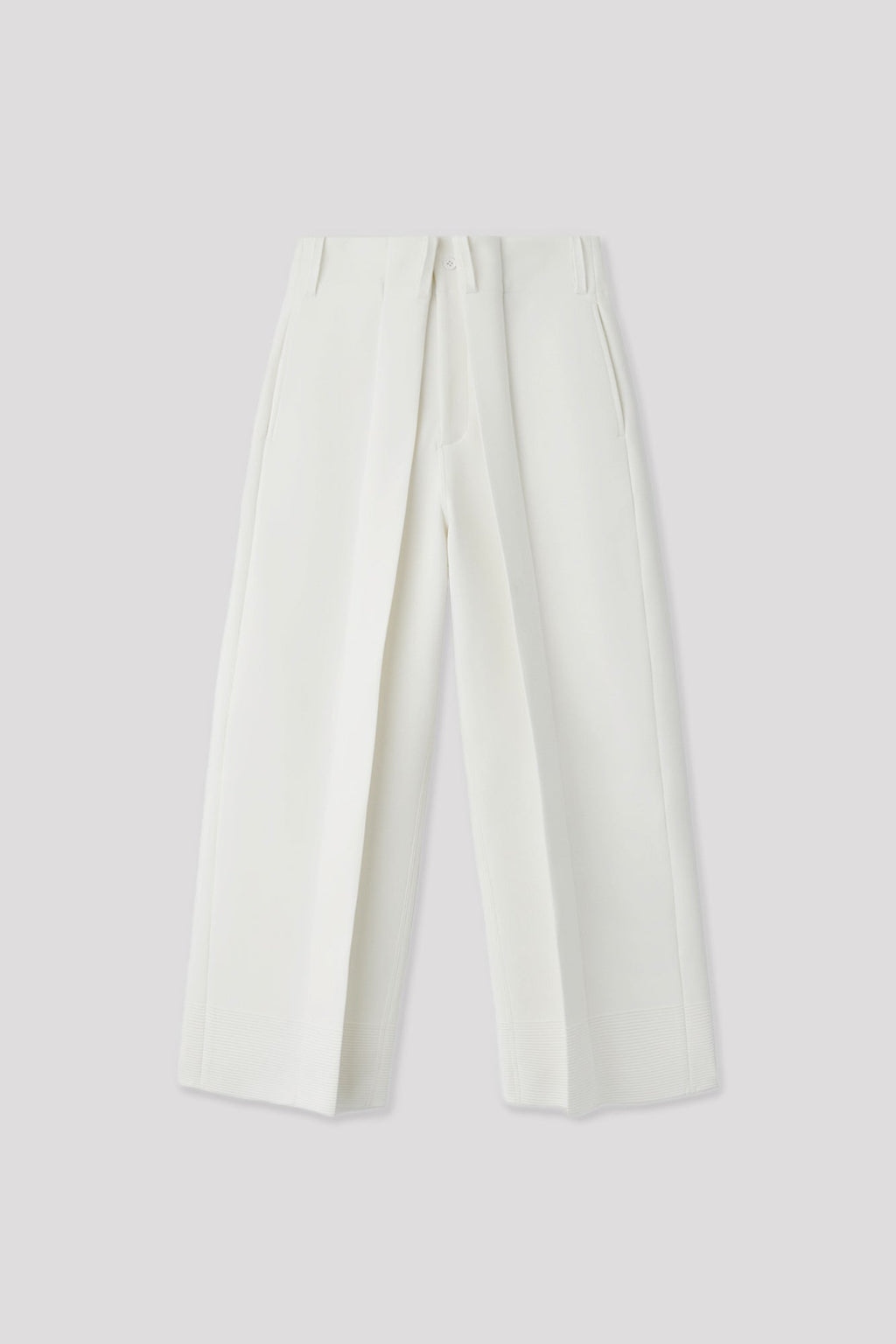 MILAN CREASE WIDE STRAIGHT PANTS